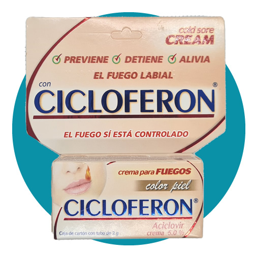 ACICLOVIR - CICLOFERON COLOR PIEL