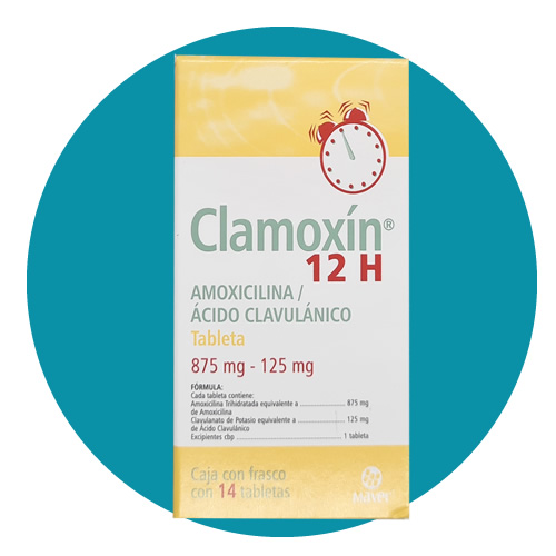 AMOXICILINA/ACIDO CLAVULINICO 875 MG - CLAMOXIN