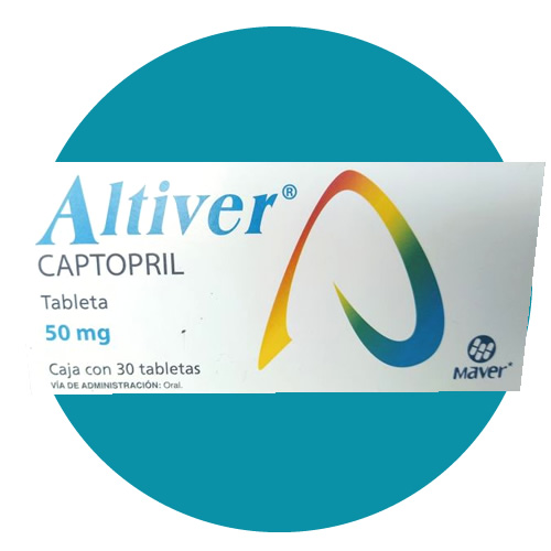 CAPTOPRIL 50 MG - ALTIVER