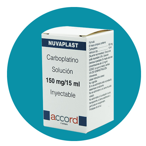Carboplatino Solución 150 mg / 15 ml-Nuvaplast 150 ml