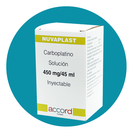 Carboplatino Solución 450 mg / 45 ml-Nuvaplast 450 ml