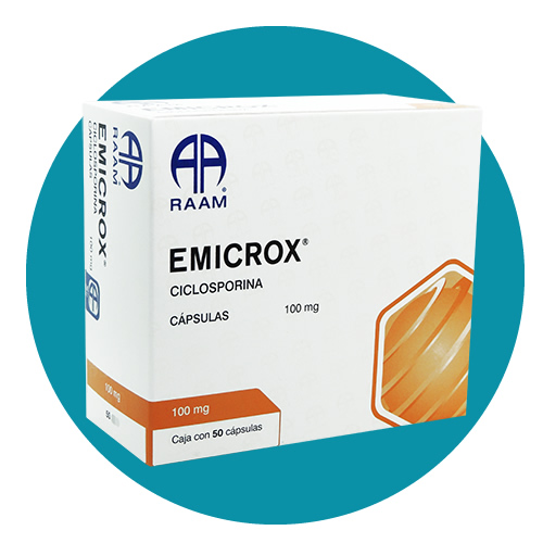 Ciclosporina 100 mg - Emicrox capsulas