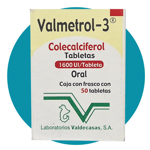 COLECALCIFEROL 1,600 UI - VALMETROL-3