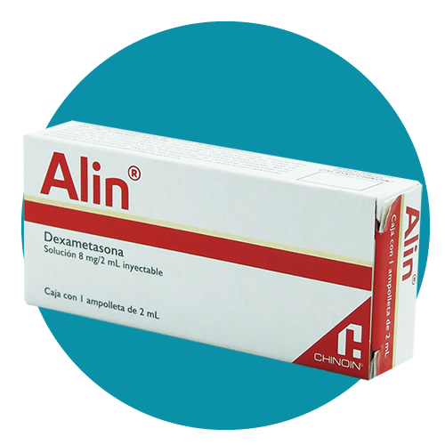Dexametasona Solución 8 mg / 2 ml - Alin