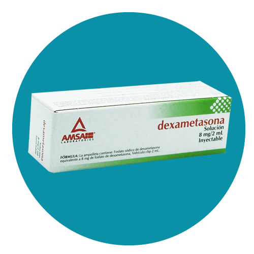 Dexametasona Solución 8 mg / 2ml