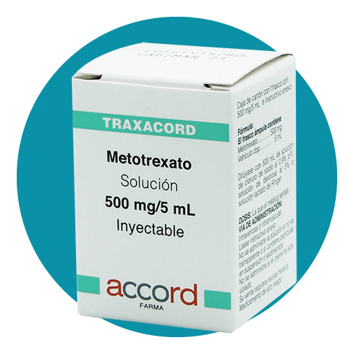 Metotrexato Solución 500 mg / 5 ml-Traxacord 500 mg
