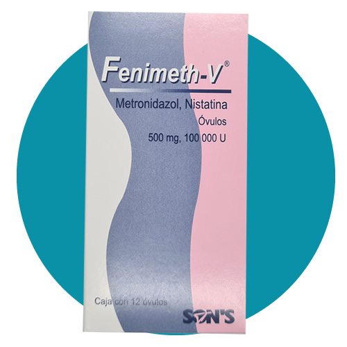 METRONIDAZOL, NISTATINA 500 MG/100 000 U - FENIMETH-V