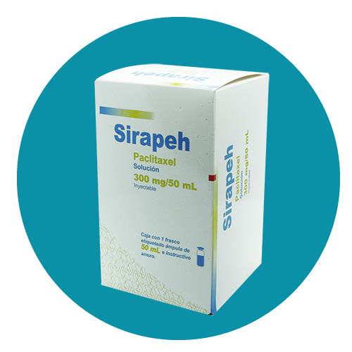 Paclitaxel solución 300 mg / 50 ml-Sirapeh