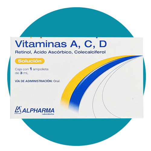 RETINOL, ACIDO ASCORBICO, COLECALCIFEROL  - VITAMINAS A, C, D