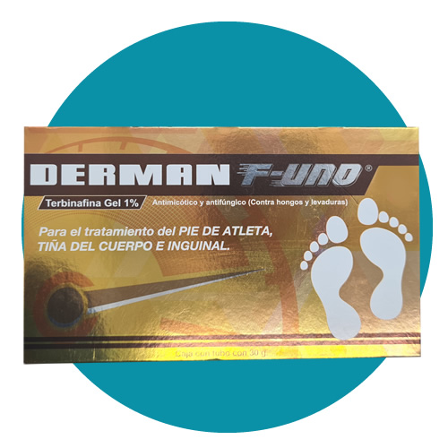 TERBINAFINA 1% -  DERMAN F-UNO