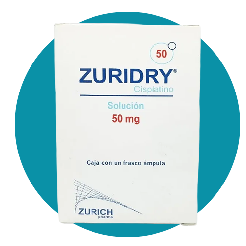CISPLATINO 50 MG / 50 ML ZURIDRY