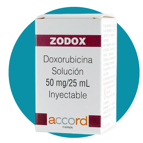 DOXORUBICINA 50 MG / 25 ML ZODOX