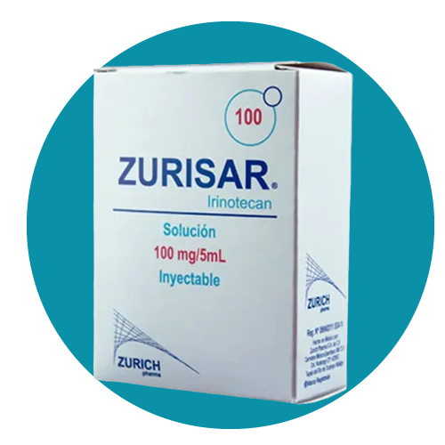 IRINOTECAN 100 MG / 5 ML ZURISAR